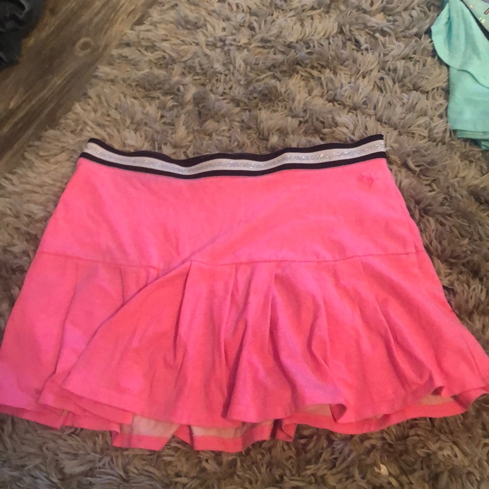 Justice girls skirt pink
